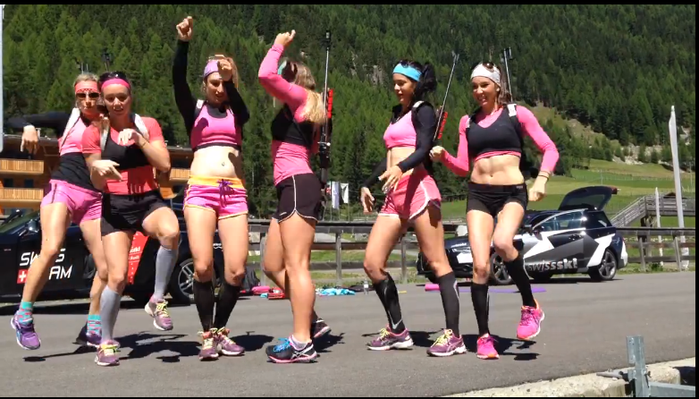 Švajčiarské biatlonistky a ich predsezónny entuziazmus