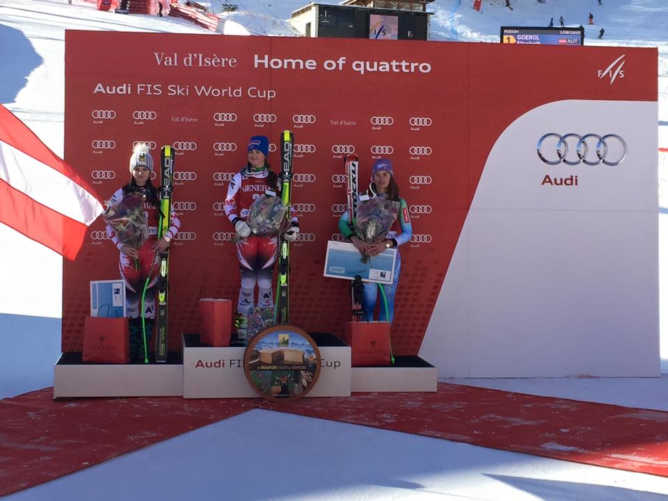 Super-G vo Val d’Isère pre Goerglovú, Vonnová nedokončila