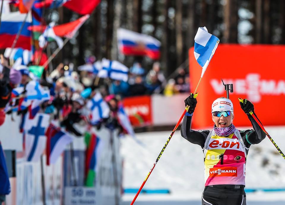 Kaisa Mäkäräinenová vyhrala rýchlostné preteky v Hochfilzene