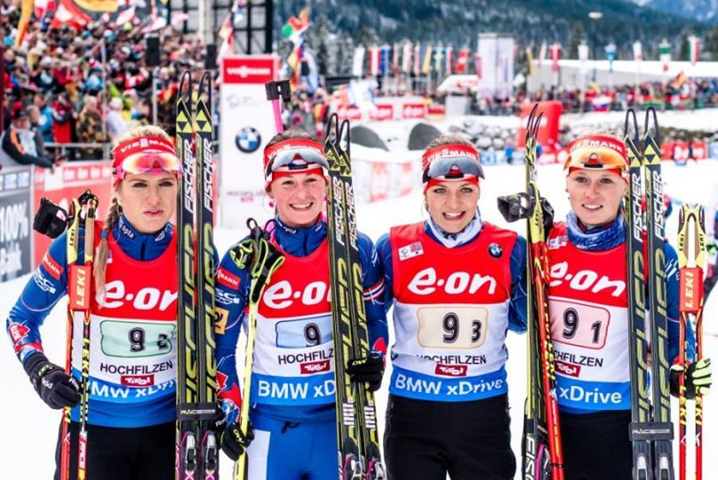 Štafeta v Oberhofe po vyrovnaných výkonoch na každom úseku pre Češky