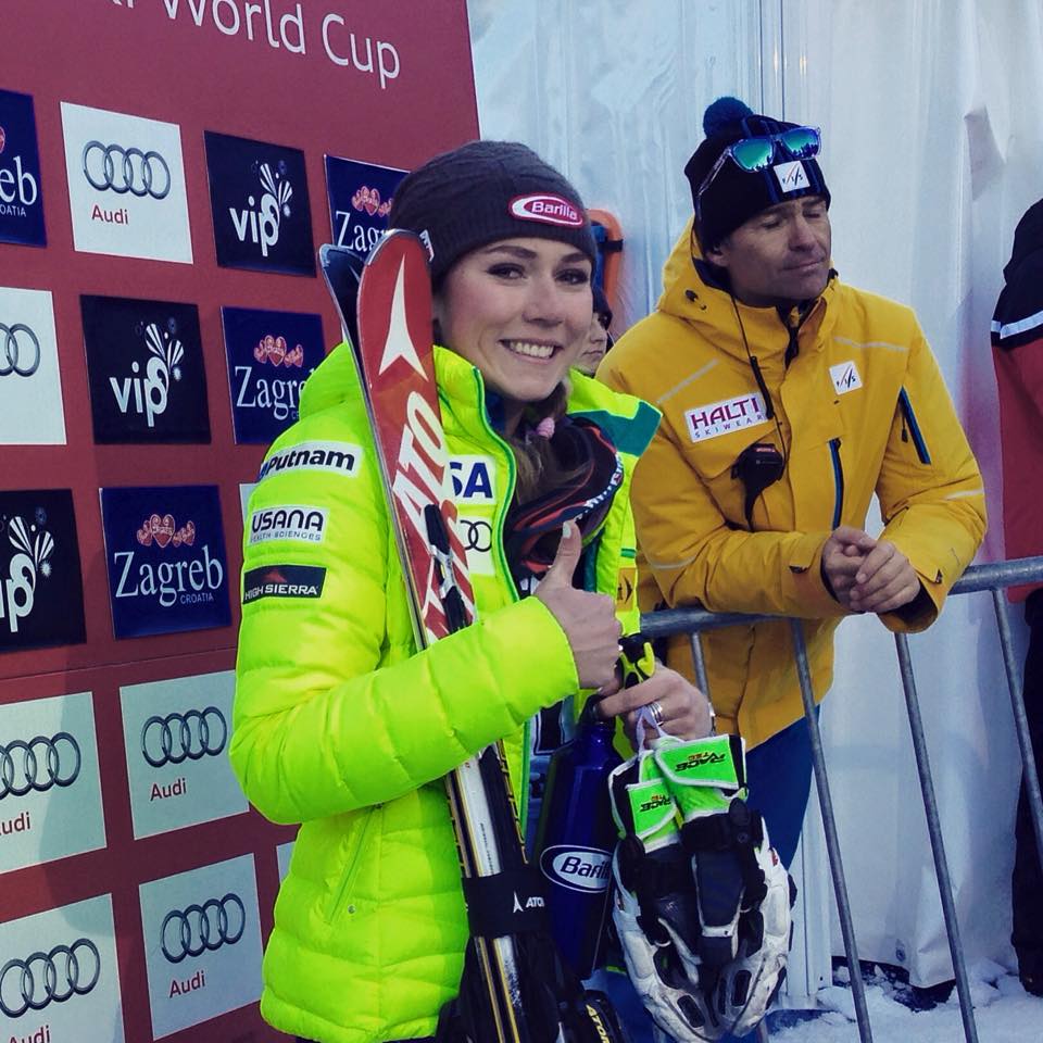 Shiffrinová ovládla slalom v Záhrebe