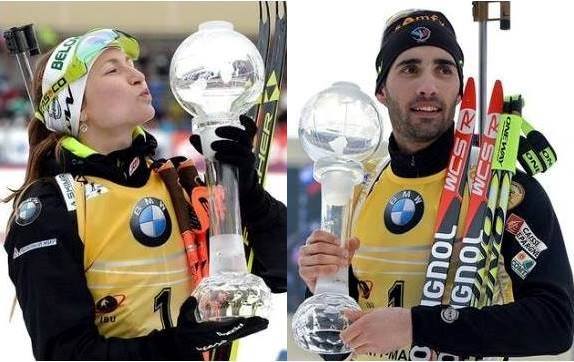 Držitelia krištáľových glóbusov v biatlone v sezóne 2014/2015