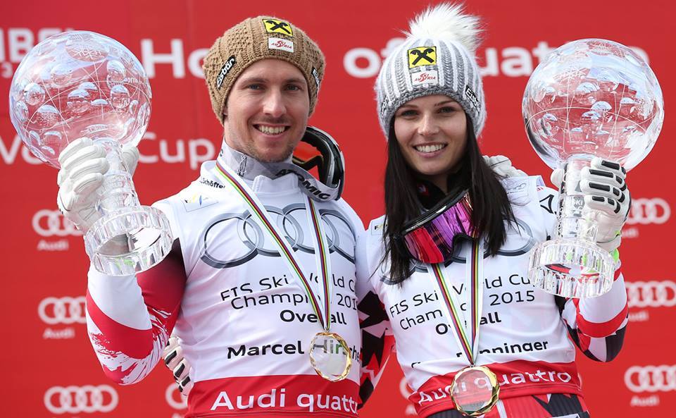 Držitelia krištáľových glóbusov v alpskom lyžovaní v sezóne 2014/2015