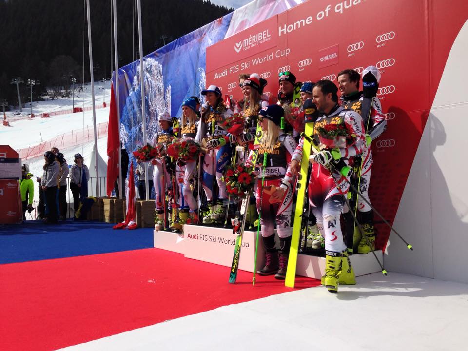 Tímovú súťaž vo finále SP v alpskom lyžovaní v Méribeli opanovali Švajčiari