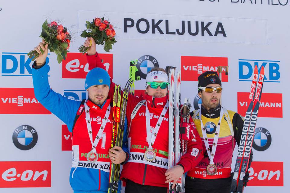 Pódiové umiestnenia v biatlonovej sezóne 2014/2015