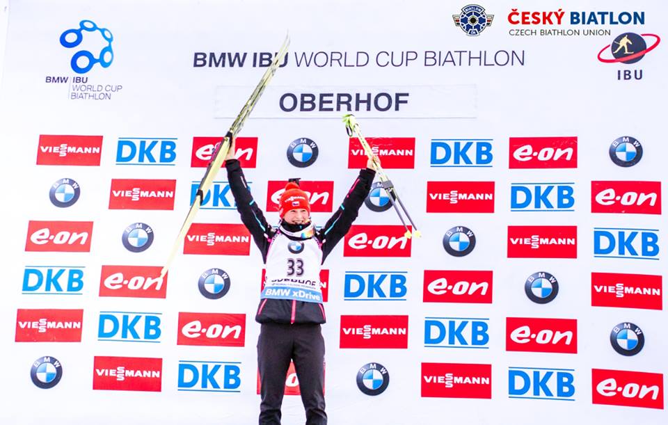 Novici na stupňoch víťazov v biatlonovej sezóne 2014/2015