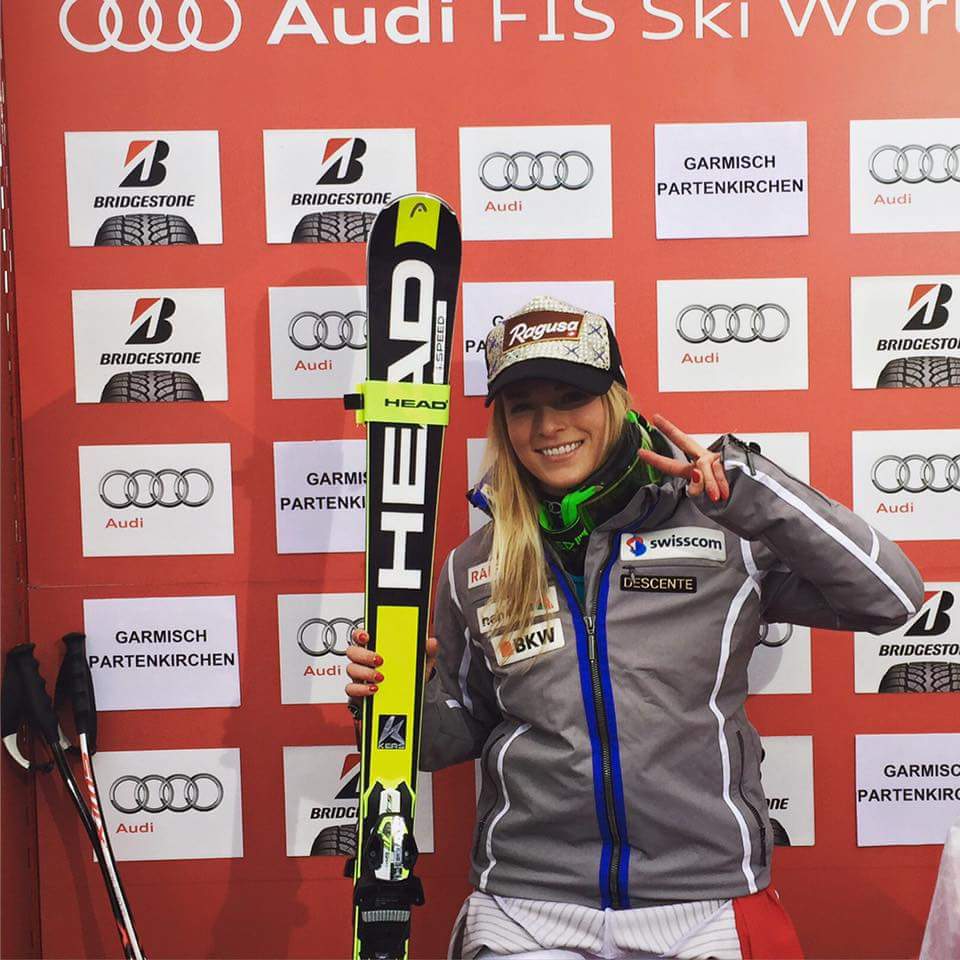 Lara Gutová opanovala super-G v Garmisch-Partenkirchene