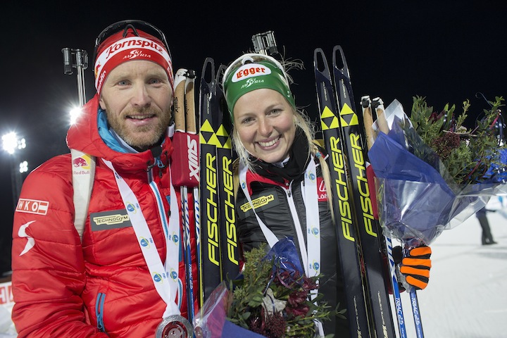 Österreich siegt in der Single Mixed Staffel von Kontiolahti