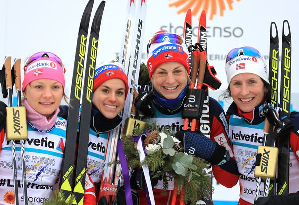 Nórky s prehľadom ovládli štafetu na 4×5 km na MS v Lahti