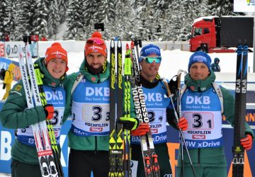 Staffel Hochfilzen: Podium für Deutschland