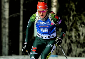 Denise Herrmann feiert ihren ersten Sieg!