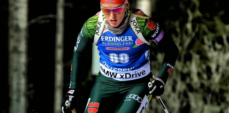 Denise Herrmann feiert ihren ersten Sieg!