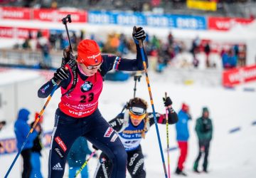 Anastasiya Kuzmina sprintet zum Sieg