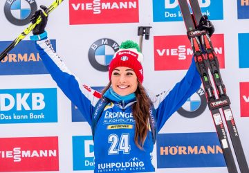 Dorothea Wierer gewinnt langen kanten von Ruhpolding