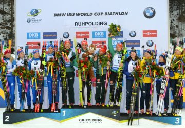Deutschland gewinnt Staffel von Ruhpolding!