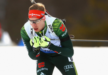 Johannes Kühn erstmals auf dem Posten beim Sieg von Martin Fourcade