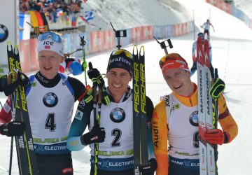 Quentin Fillon Maillet und Hanna Öberg gewinnen Massenstart auf der Pokljuka